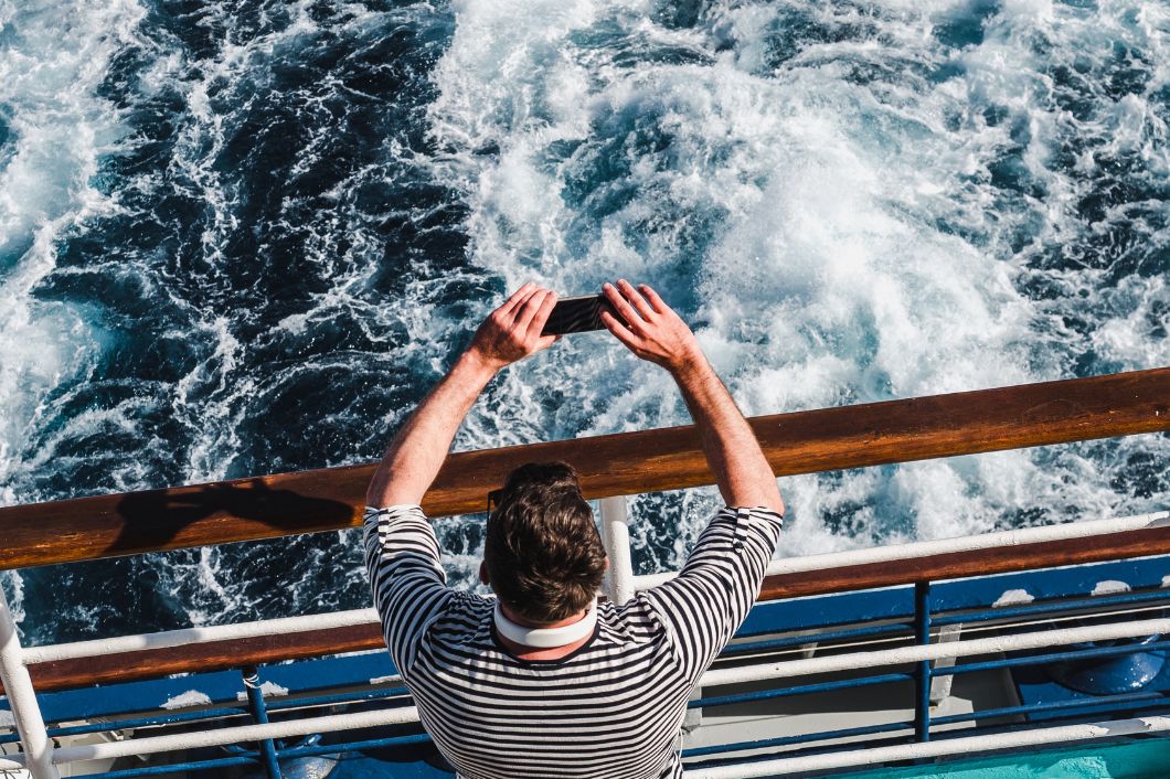 Man on cruise